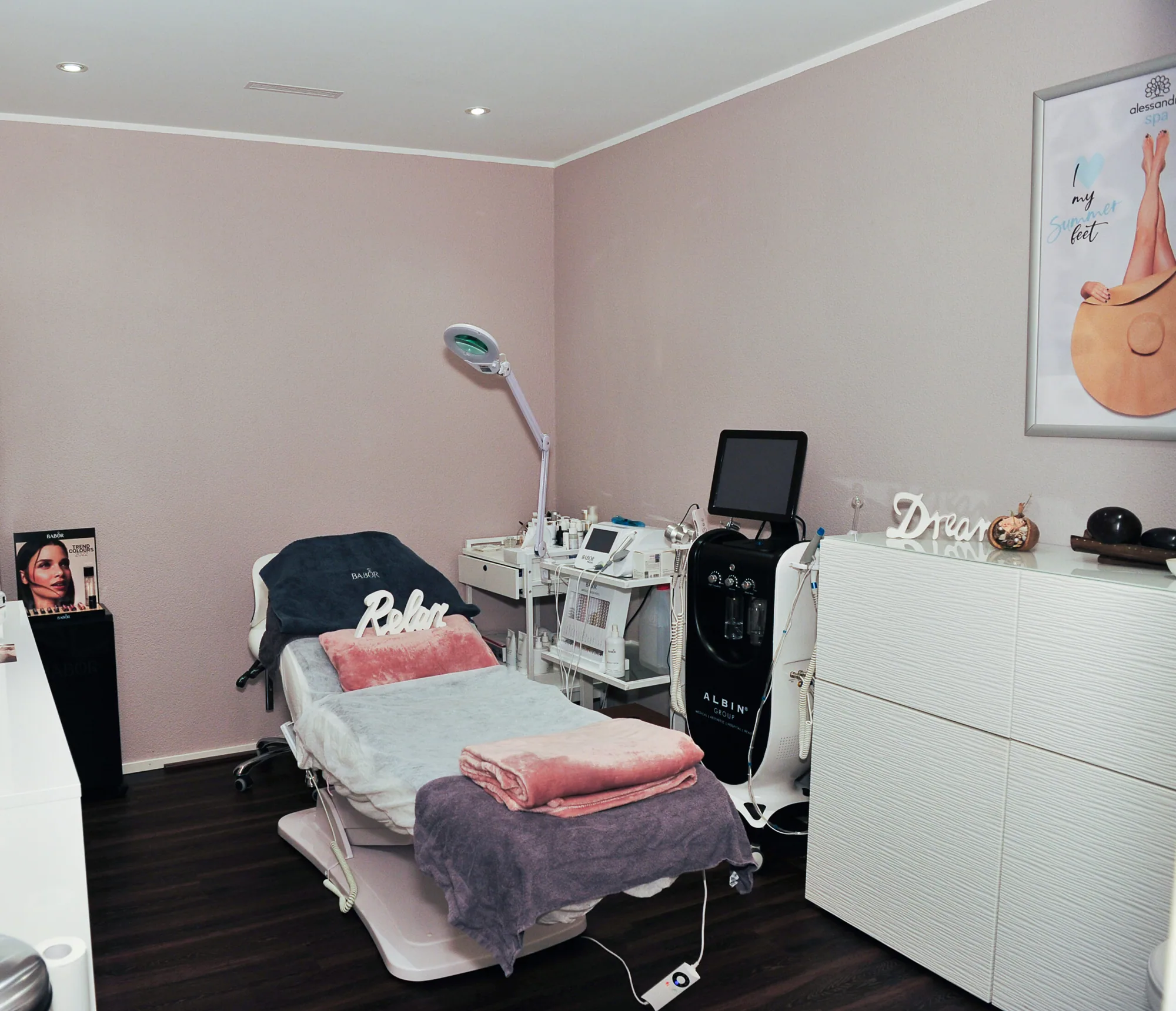 Behandlungsraum im Studio Dolce Ambiente